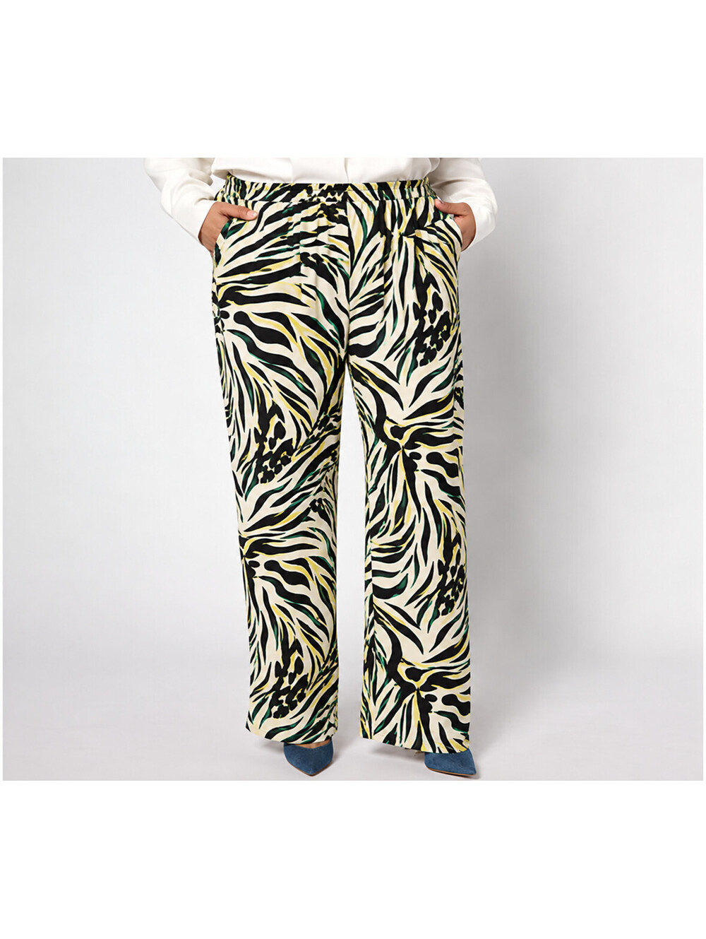 Women with Control Como Jersey Regular Wide Leg Pants Safari Chic,X-Large